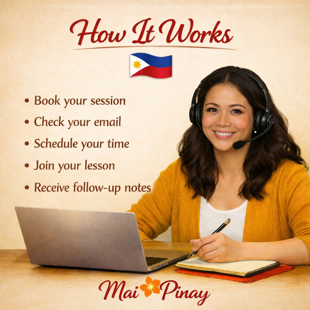Tagalog Verbs Masterclass - 3 x 1 Hour Class Package