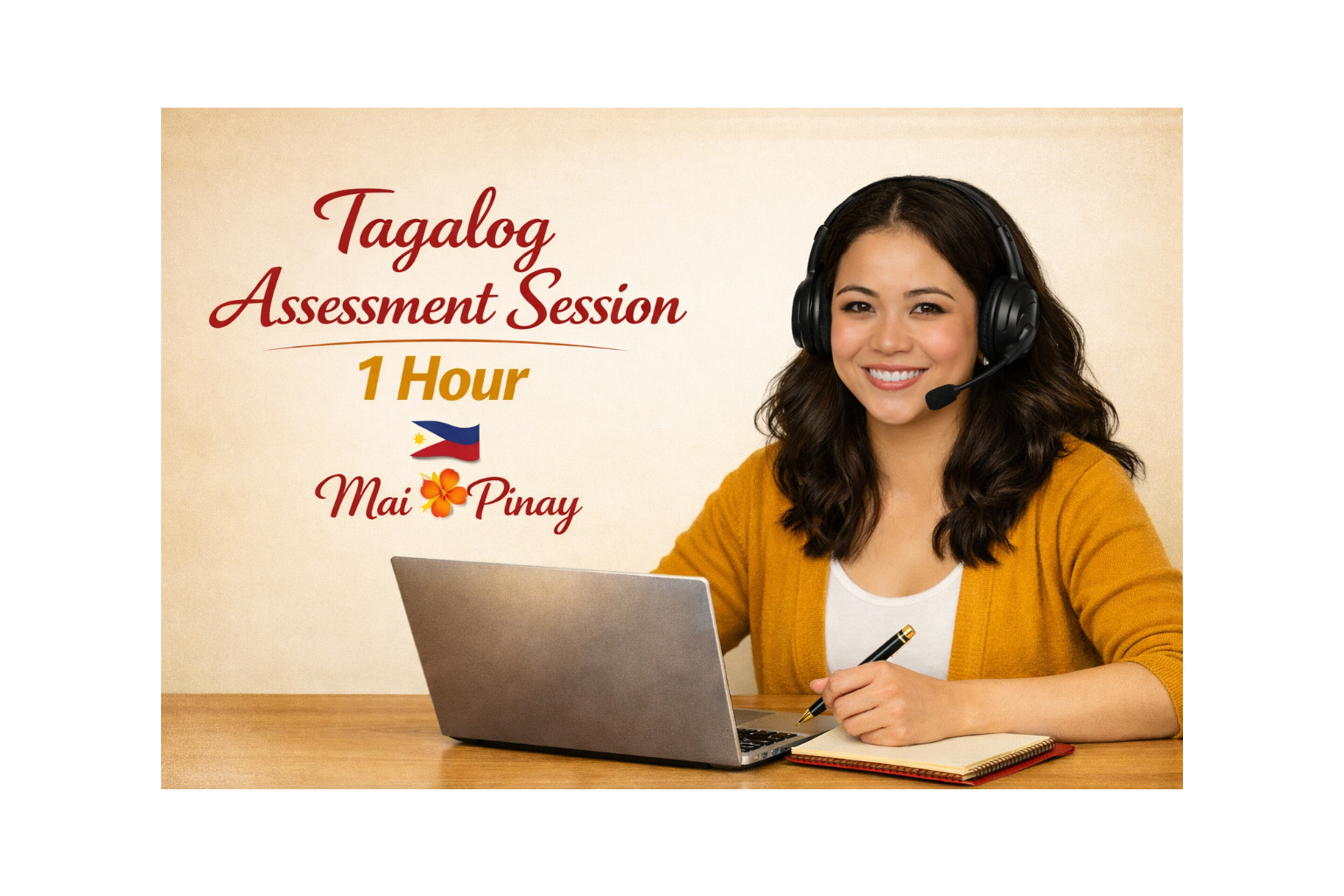 Tagalog Assessment Session- 1 Hour – Mai Pinay