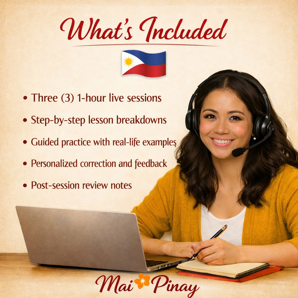 Tagalog Pronoun Masterclass – 3 × 1 Hour