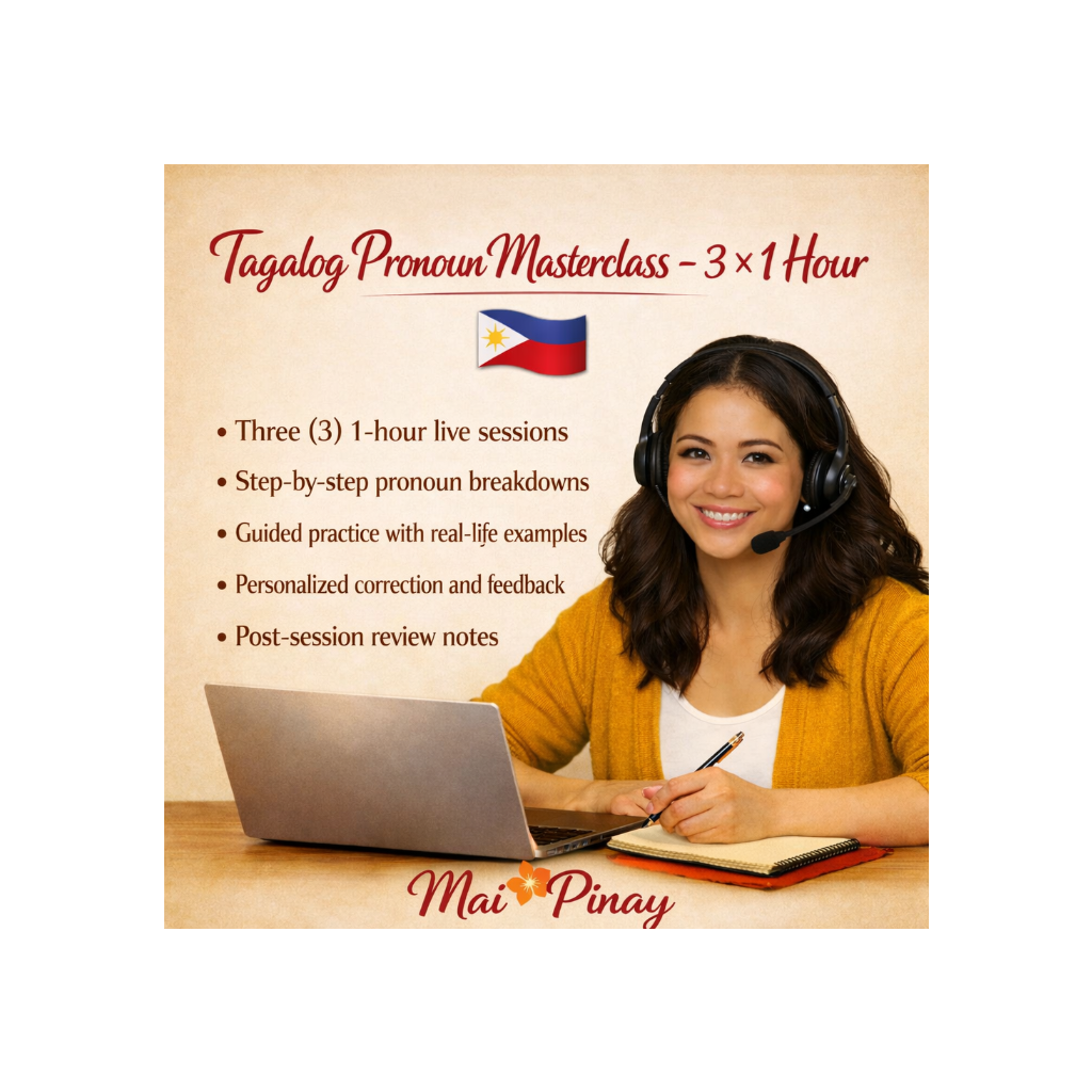 Tagalog Pronoun Masterclass – 3 × 1 Hour