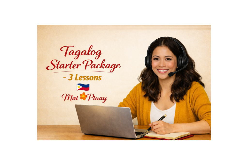Tagalog Starter Package- 3 x 1-Hour Lessons